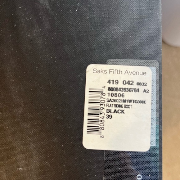 Studio Pollini Tall Black Flat Leather Riding Boots Size 9 - Picture 4 of 7